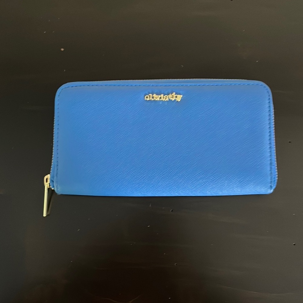 Blue wallet